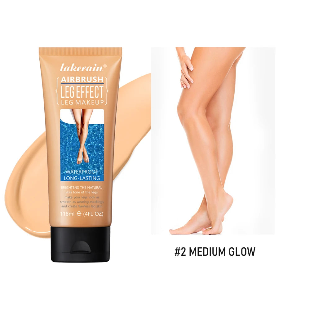 Leg Makeup Lotion Even Skin Tone Body Foundation Waterproof Long Lasting Body Tanning Cream Medium Bronze Leg Makeup Oasis Select 2