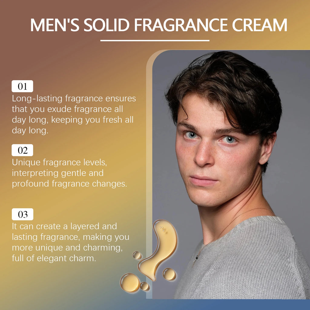 East Moon Men Sandalwood Solid Fragrance Balm | Long-Lasting Scent Solid Fragrance Balm Oasis Select