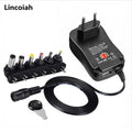 3V 4.5V 5V 6V 7.5V 9V 12V 2A/2.5A AC/DC Adapter US/EU/UK/AU Adjustable Power Adapters USB Universal Charger Switch Power Supply Oasis Select EU