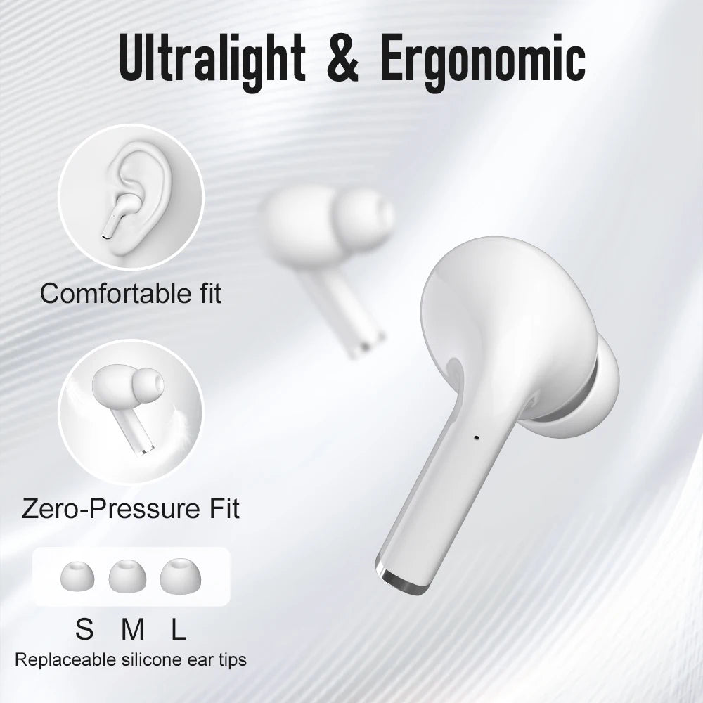 New Wireless Earbuds True Wireless In-Ear Smart Mini Headphones with High-Fidelity 9D Stereo Sound Bass In Ear Headphones Oasis Select
