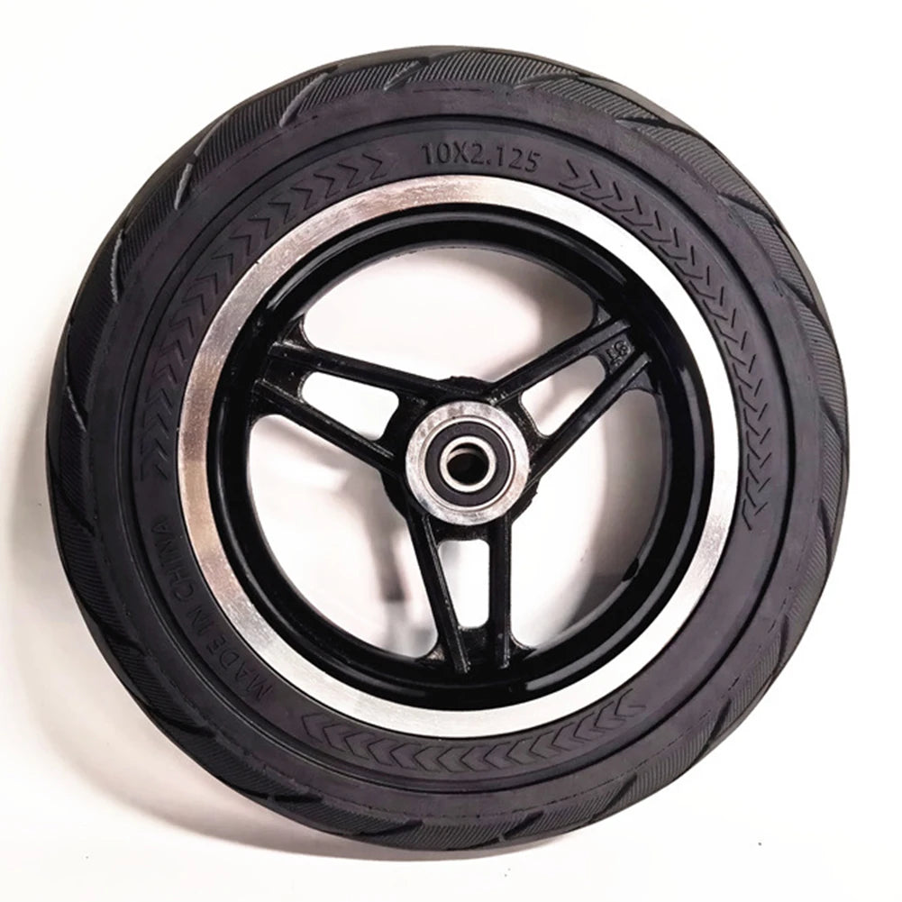 Outdoor Sports Solid Tire Complete Wheel 10MM/12MM Disc Brake 248MM Outer Diameter Hollow Solid Tire Brand New Oasis Select