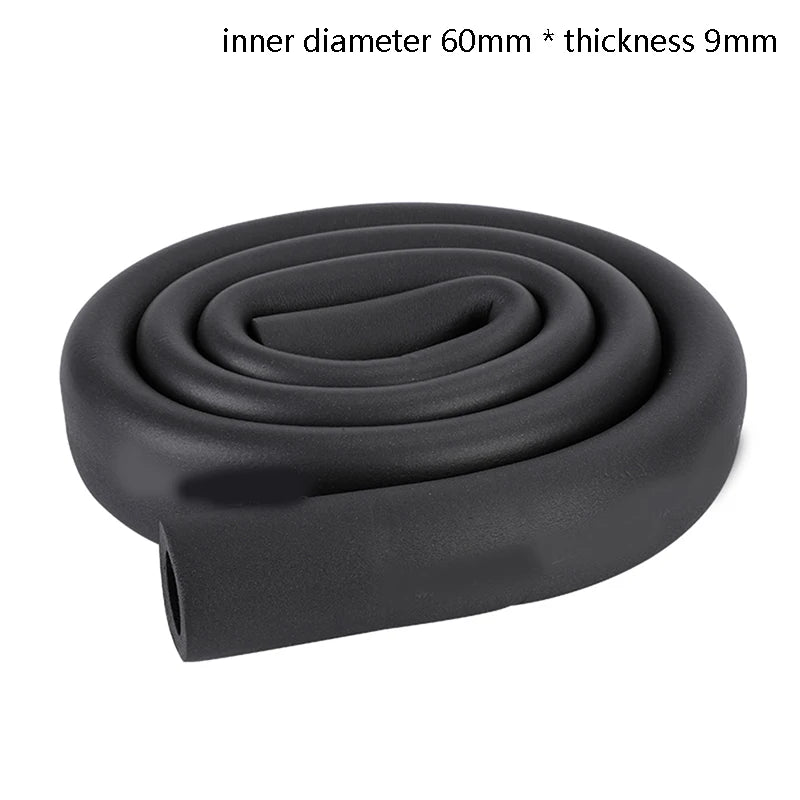 1.8M Rubber Foam Pipe Insulation Sleeve | Waterproof & Thermal