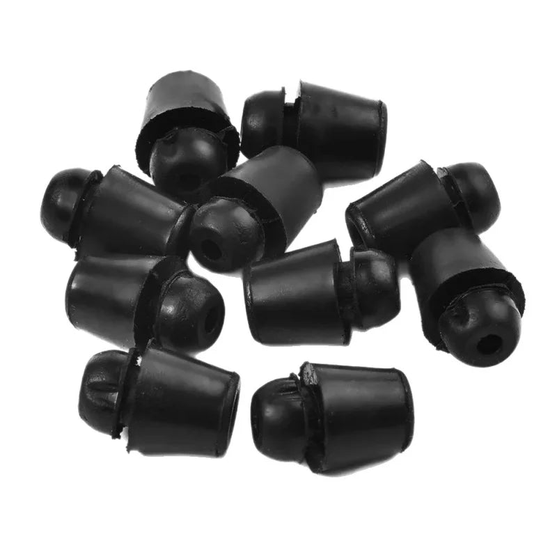 10 Pcs Black Rubber Car Bumper Door Overslam Door Buffer Block Runk Tailgate Engine Cover Cushion Pad for Car Accessories Oasis Select 20pcs