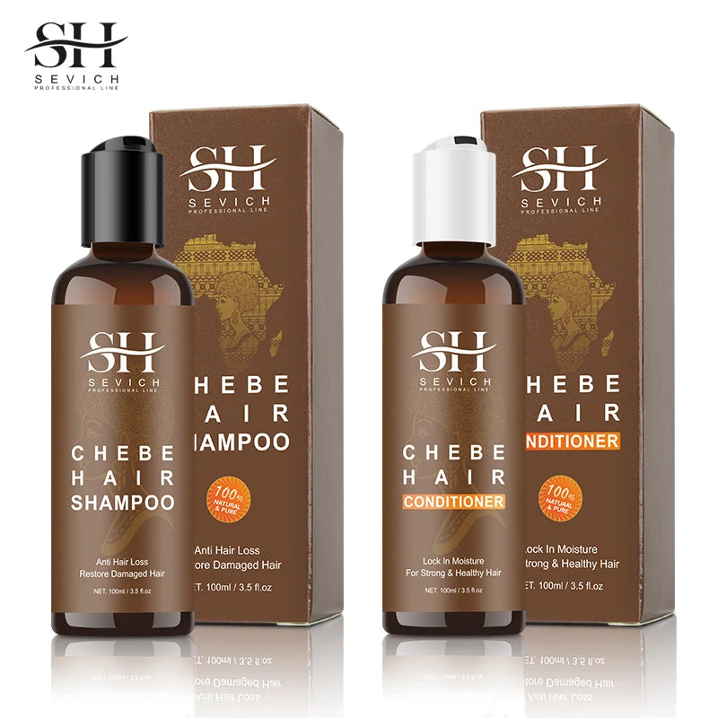 SEVICH Chebe Hair Growth Shampoo & Conditioner Set | Anti Hair Loss Hair Growth Shampoo Set Oasis Select Set