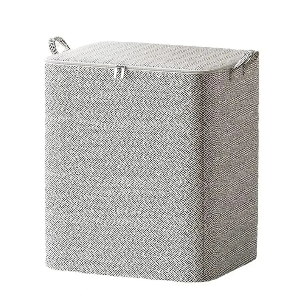 150/220L Non-woven Storage Bag with Lids Zipper Foldable Clothes Quilt Bins Container Large Capacity Dust-proof Bag Organize Oasis Select 220L