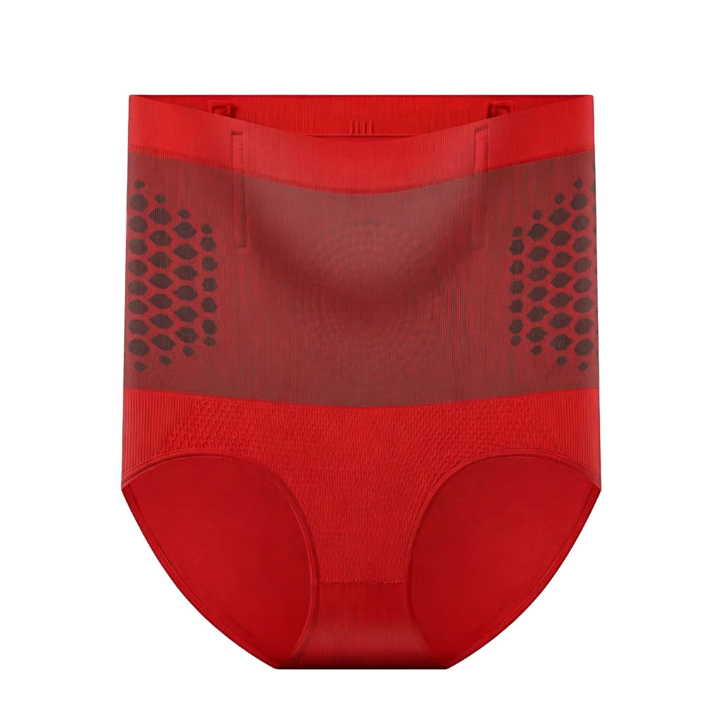 Warm Abdominal High Waist Body Shaping Briefs Body Shaper Slimming Seamless Tummy Control Butt Lifter Shapewear Pants 3colors Oasis Select Red S