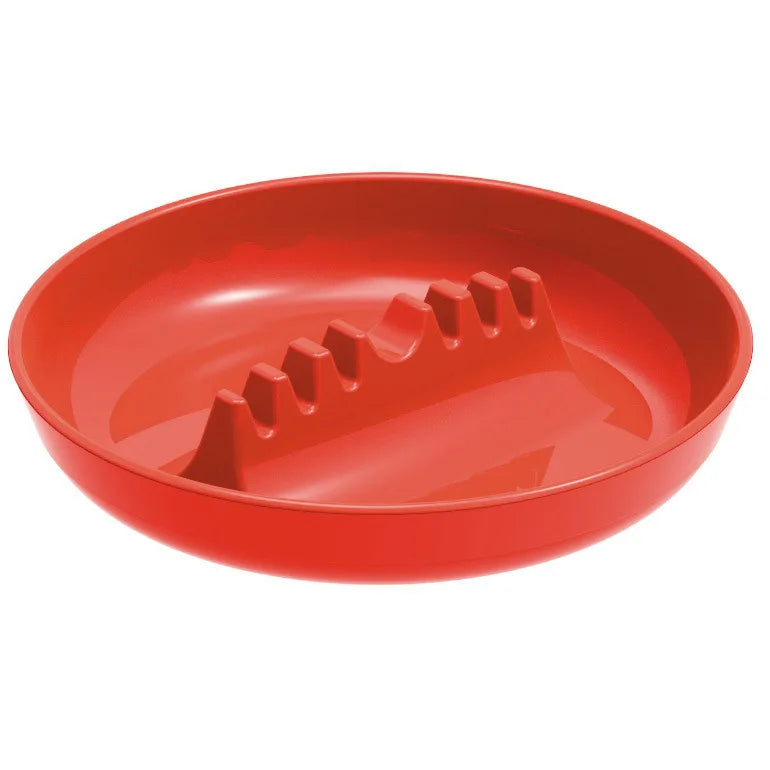 Personalized Creative Plastic Fireproof Ashtray Drop-Resistant Non-Fragile round Melamine Ashtray Household Office Decoration Oasis Select Red 17x17x4cm