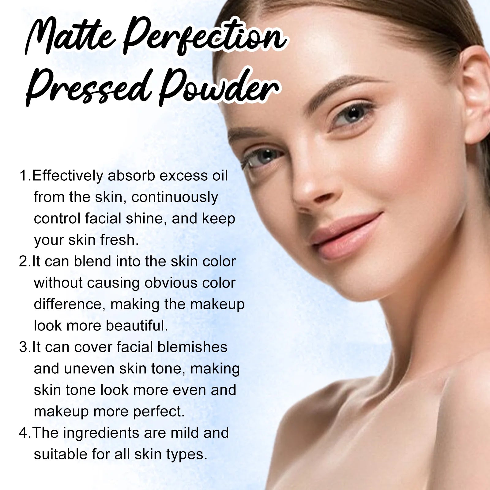 Lavender Setting Powder Oil Control Lock Makeup Reduce Facial Oil Shine Blur Pores Conceal Fine Lines Portable Foundation Makeup Oasis Select