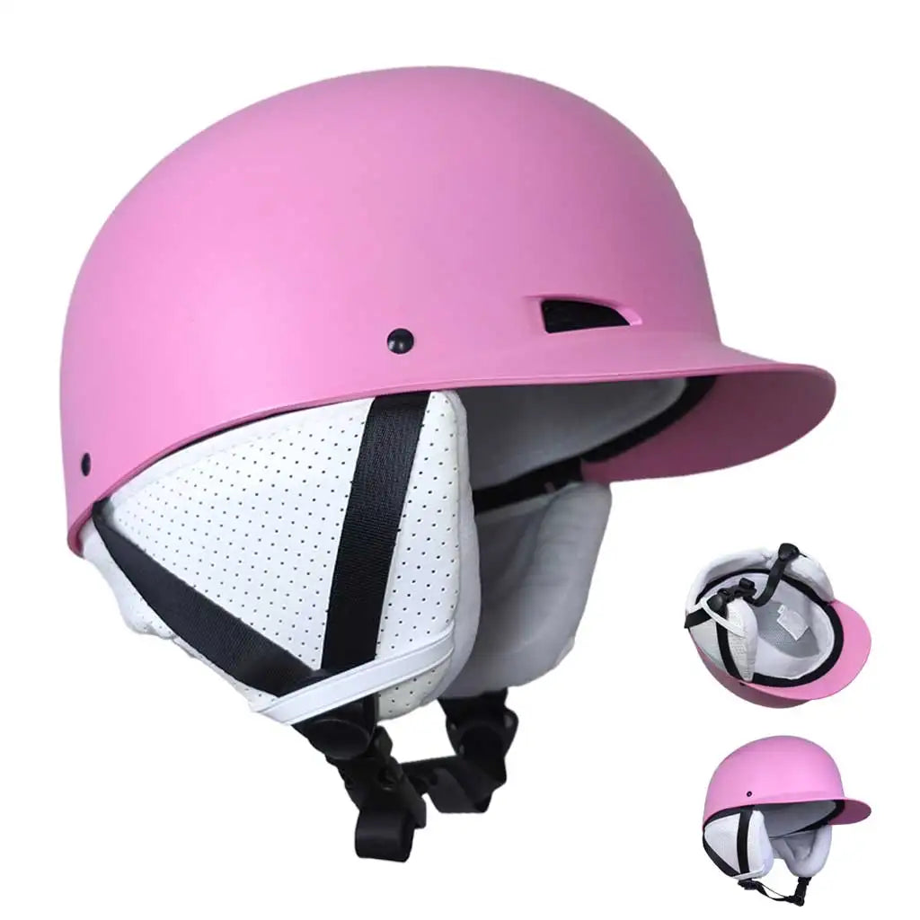 Women's Ski Thermal Helmet with Goggle Retainer & Removable Ear Pads for Skiing Snowboarding Board Ski Equipment Protective Gear Oasis Select
