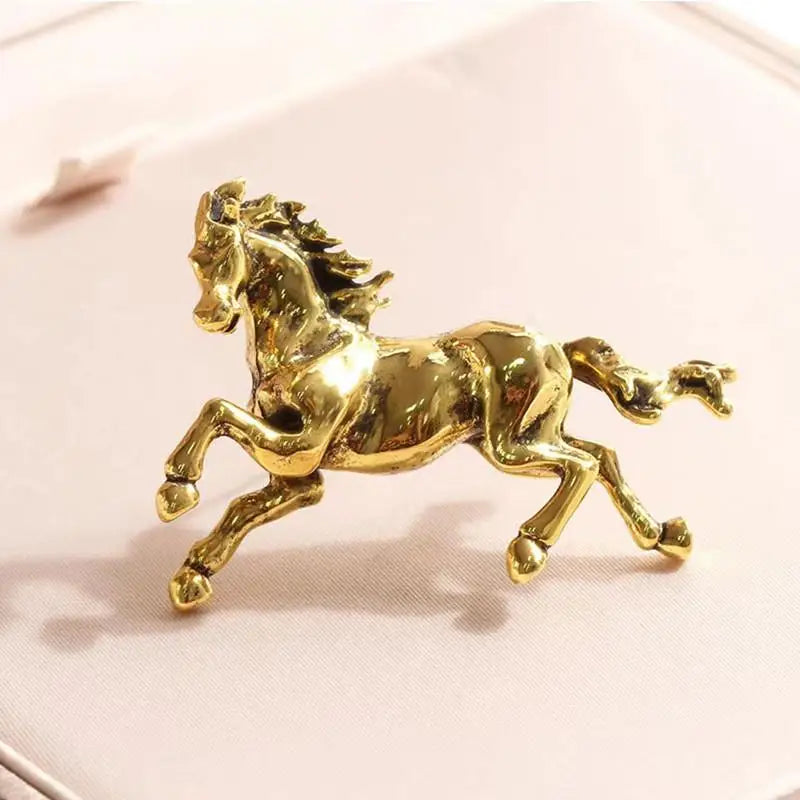 Creative Animal Horse Brooch Fashion Personality Pony Pin Men And Women Accessories Holiday Gift Oasis Select XY-03