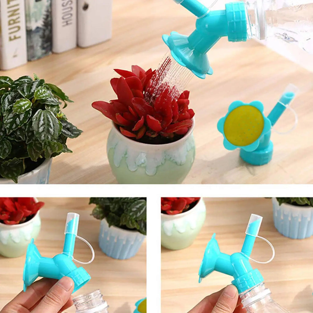 Watering Nozzle Sun Flower Automatic Watering Waterer Gardening Beverage Bottle Plant Irrigation Garden Watering Tools Oasis Select