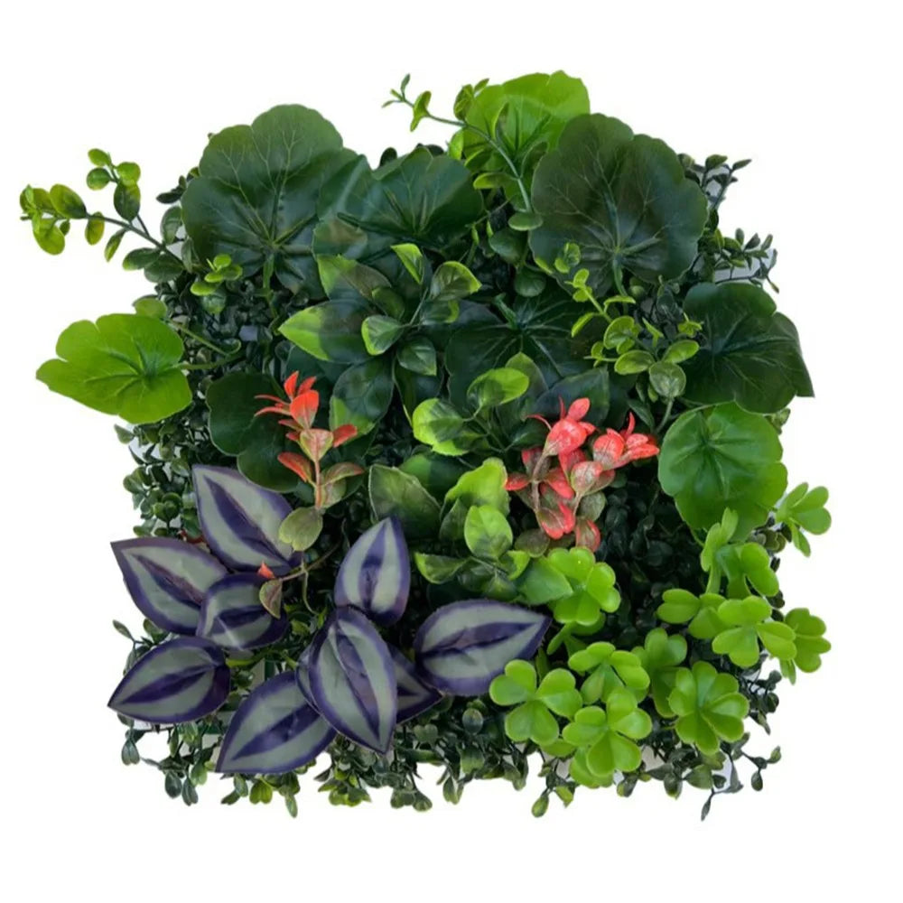 Artificial Plant Wall Panel 25x25cm | Faux Greenery Tile