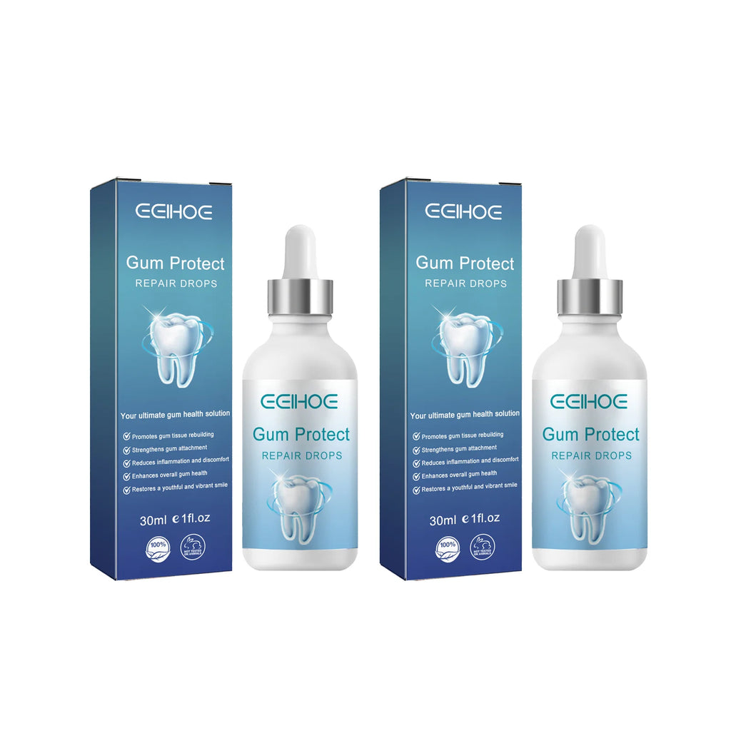 Gum Protect Repair Drops Strengthens Gum Attachment Relieves Oral Discomfort Oral Care For Teeth Brightening Serum Oasis Select 2pcs