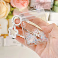 Mini Cartoon Bag Charm Pendant – Glitter Keychain Ornament Bag Charm Keychain Oasis Select White