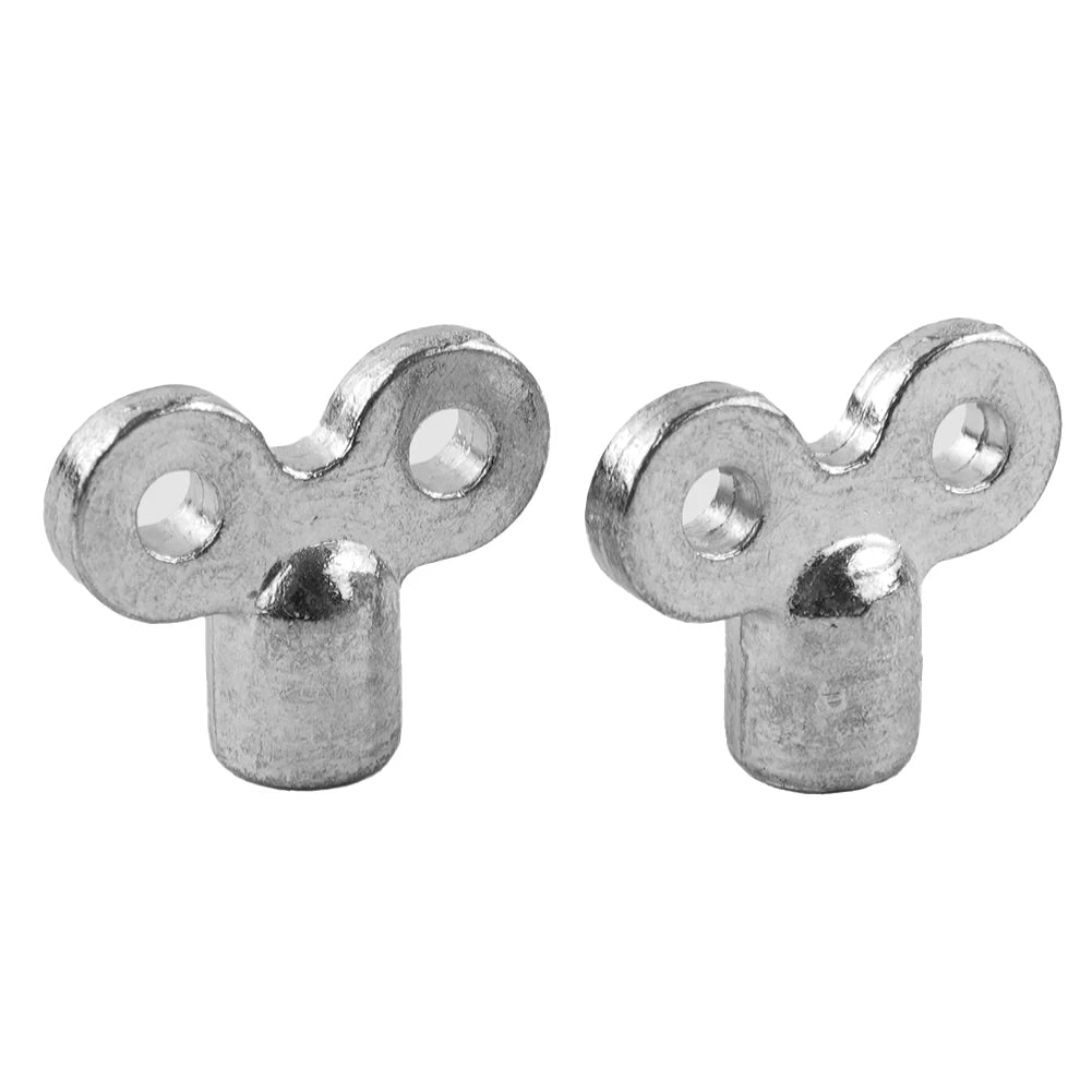 2Pcs Radiator Valve Key Faucet Key Radiator Water Tap 5×5mm Valve Socket Special Lock Wrench Zinc Alloy Oasis Select C