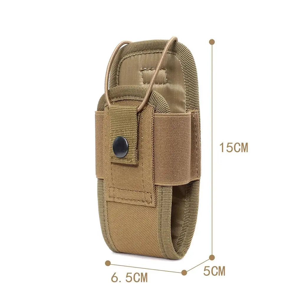 Tactical MOLLE Walkie Talkie Pouch | Outdoor Radio Holster