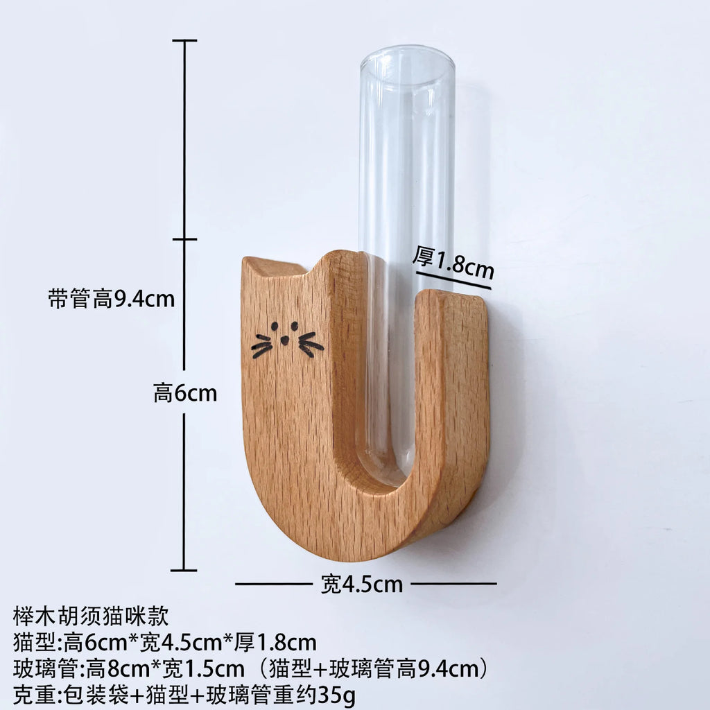 Solid Wood Pet Hair Commemorative Box, Cat Whiskers, Fridge Magnets, Collection Souvenirs, Dog and Cat Whiskers Collector Oasis Select Beech - beard