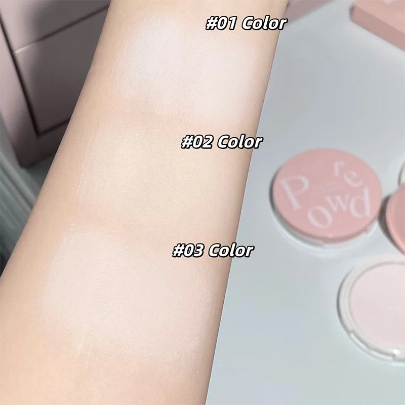 CACE 3-Color Pressed Setting Powder – Matte, Oil Control, Waterproof