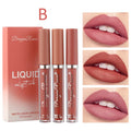 Dragon Ranee 3-Piece Velvet Matte Liquid Lipstick Set – Waterproof