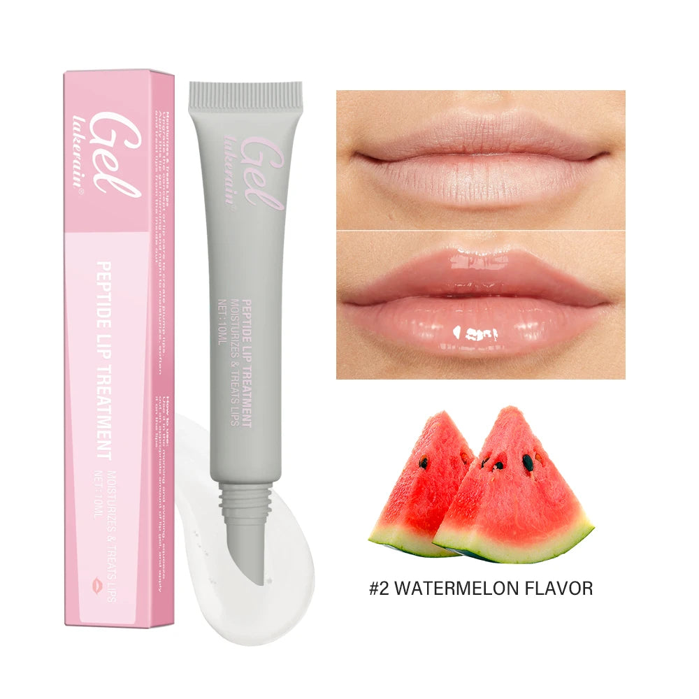 Moisturizing Lip Balm Nourishes Peptide Moisturizes Lightened Remove Dead Skin Lip Lines Anti-chapping Caramel Lip Care Gel Oasis Select 2Watermelon Flavor