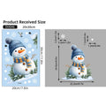 2026 Christmas New Santa Claus Snowman Spanish and German Holiday Greetings Window Display Static Window Stickers Oasis Select DH046