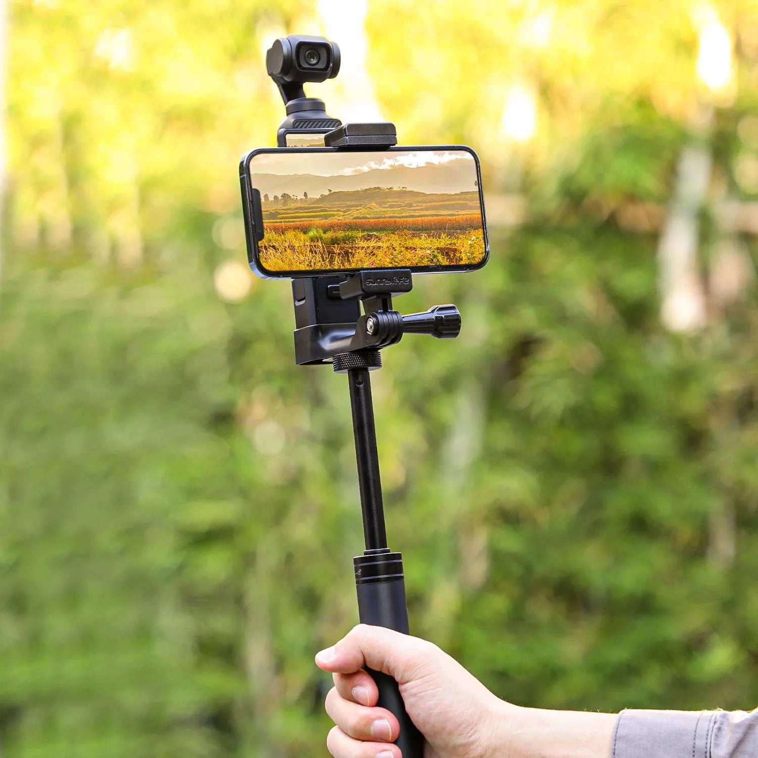 Front Phone Mount for DJI Osmo Pocket 4/3 | Tripod Bracket