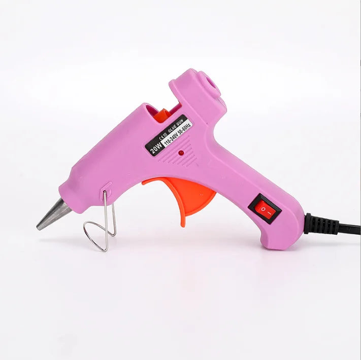 Hot Melt Glue Gun20W Hot Melt Glue Gun Using Glue Stick for DIY Handicrafts, Arts and Crafts, Christmas Gifts, Quick Home Repair Oasis Select Red
