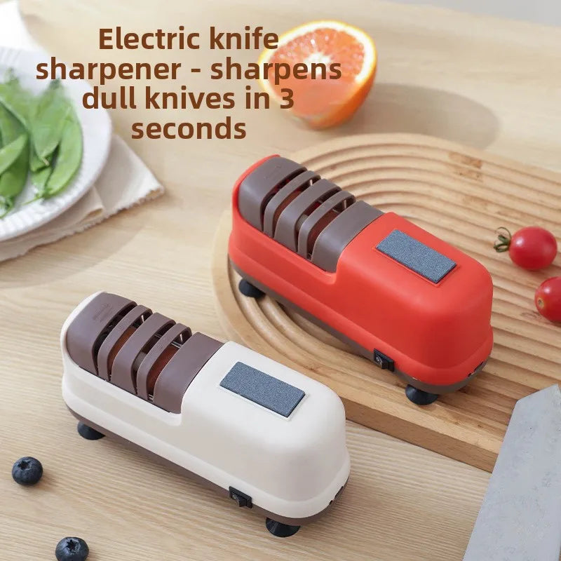Electric Automatic Knife Sharpener – Multi-Stage Kitchen Tool
