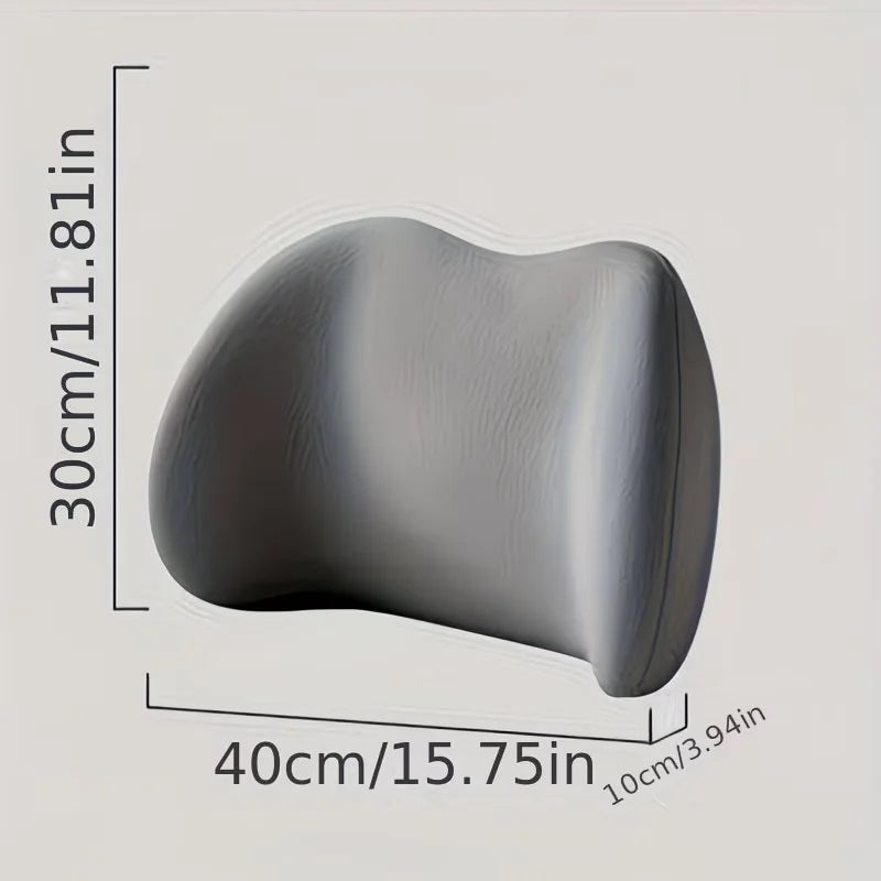 1pc Multifunctional Lumbar Support Pillow, Office Chair Back Cushion & Bed Sleeping Waist Pad, Flat Back Support for Sitting Oasis Select