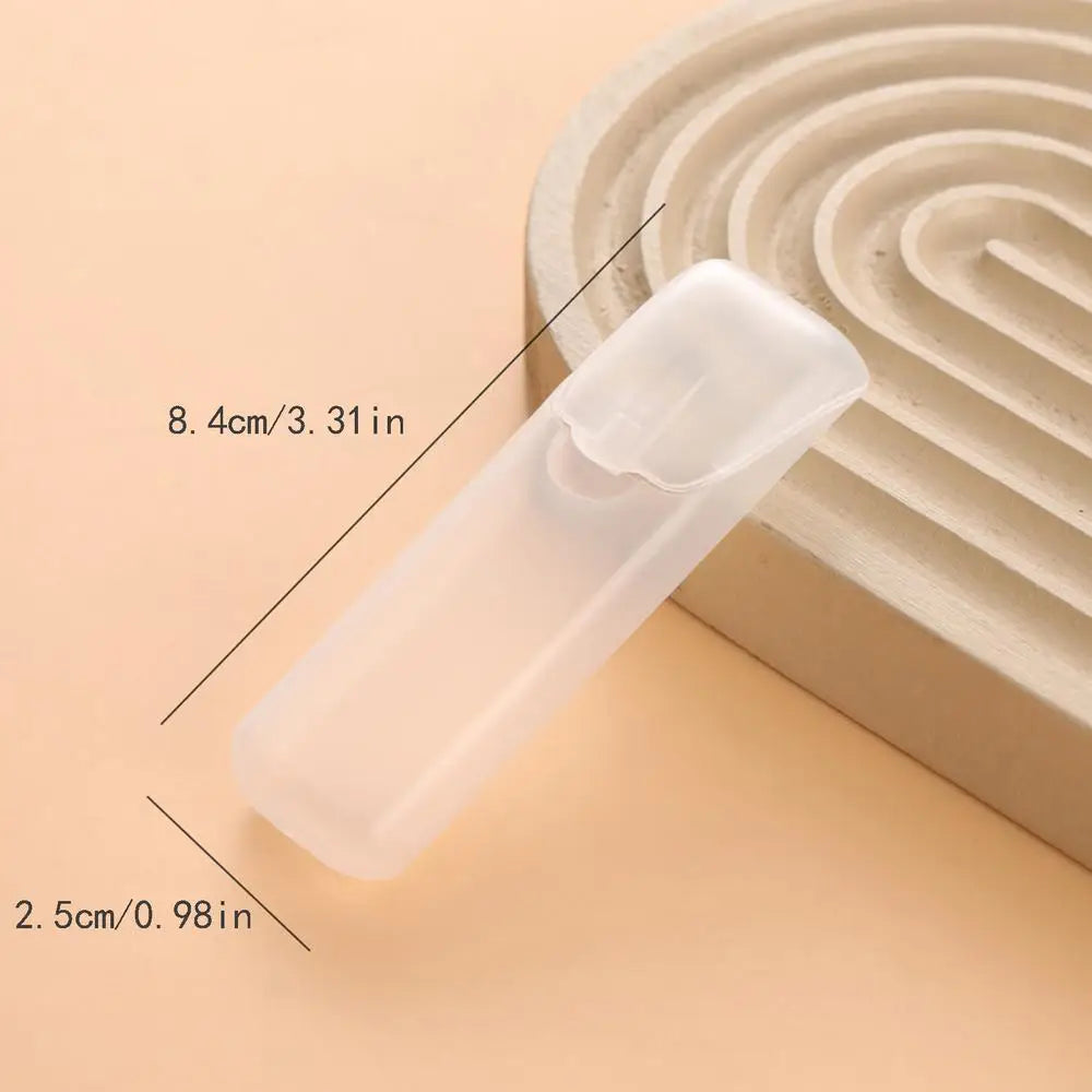 Toothpick Dispenser Portable Transparent Toothpick Holder Reusable Toothpick Storage Box Cotton Swab Case Needle Cases Storage Oasis Select White