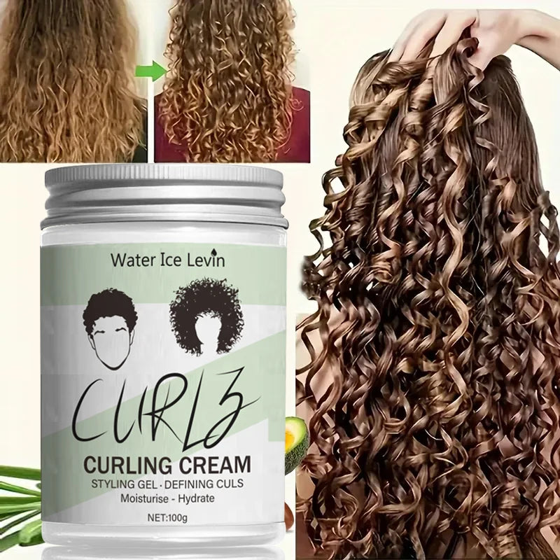 Curly Hair Styling Cream – Moisturizing, Hydrating & Shine Hair Styling Cream Oasis Select