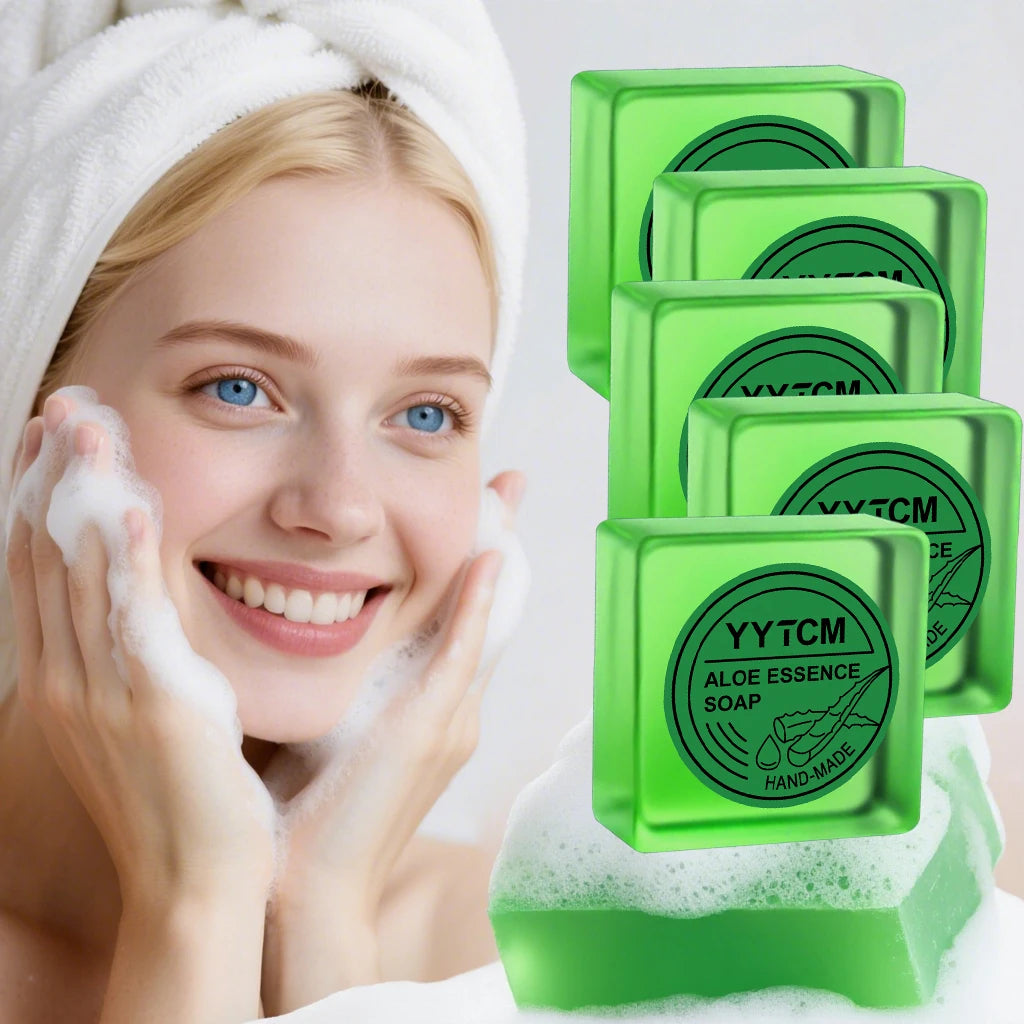 Handmade Aloe Vera Soap – Moisturizing Face & Body Bar 65g Facial & Body Soap Oasis Select