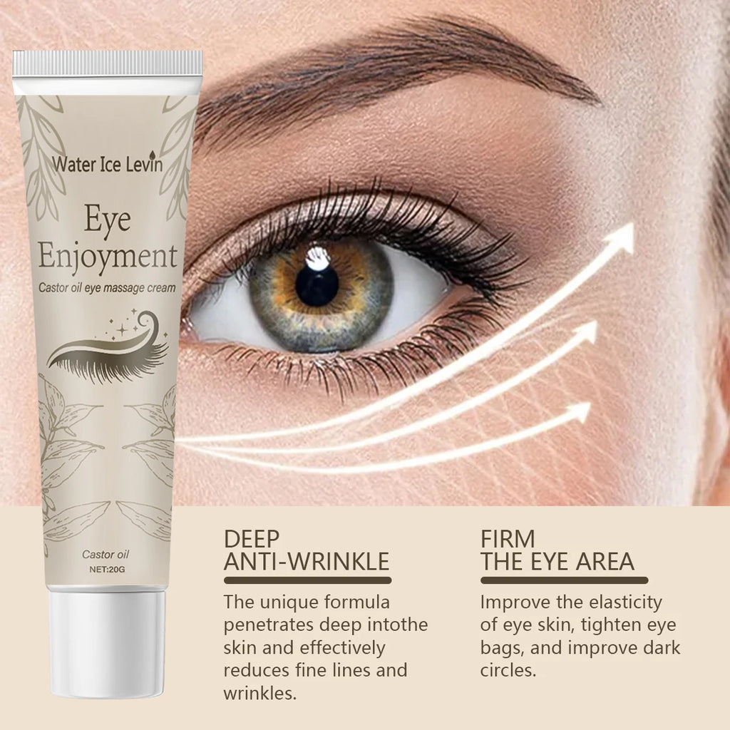 Castor Oil Eye Cream – Anti-Wrinkle, Dark Circles & Firming 20g Eye Treatment Cream Oasis Select