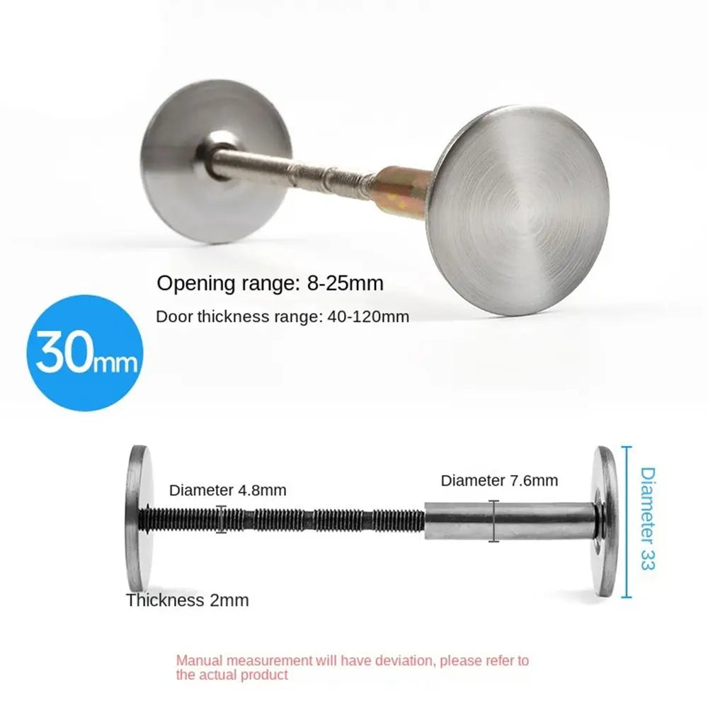 New Galvanized Door Hole Blocker Anti Theft Safety Cat Eye Blocker Multifunctional Decorative Cover Lock Hole Patching Tool Door Oasis Select Style 6