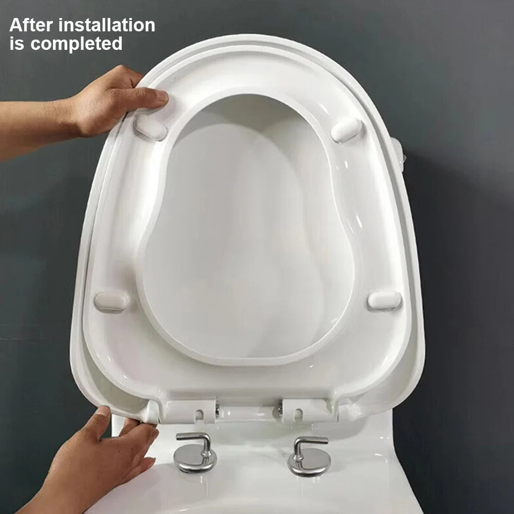 Stainless Steel Toilet Seat Hinge Flush Toilet Cover Mounting Connector Toilet Lid Hinge Mounting Fittings Replacement Parts Oasis Select
