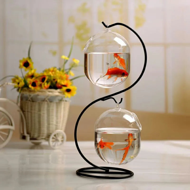 Hanging Glass Vase Creative Transparent Ornaments Hanging Bottle Hydroponic Plant Vase Indoor Home Decoration Bottle Fresh Oasis Select