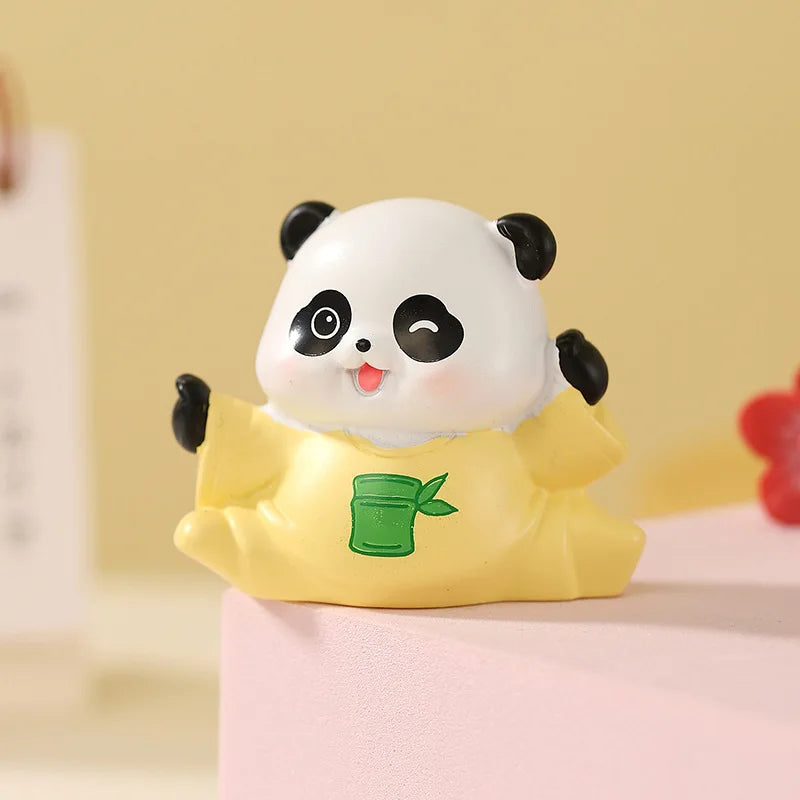 Office Desk Ornament Wholesale Decorative Small Ornament Cute Resin Figurine Cute Resin Miniature Figurine For Mental Relaxation Oasis Select Style7