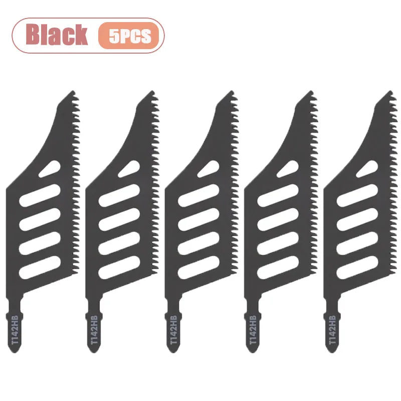 T-Shank Jigsaw Blades Set – Wood, Metal & Plastic Cutting