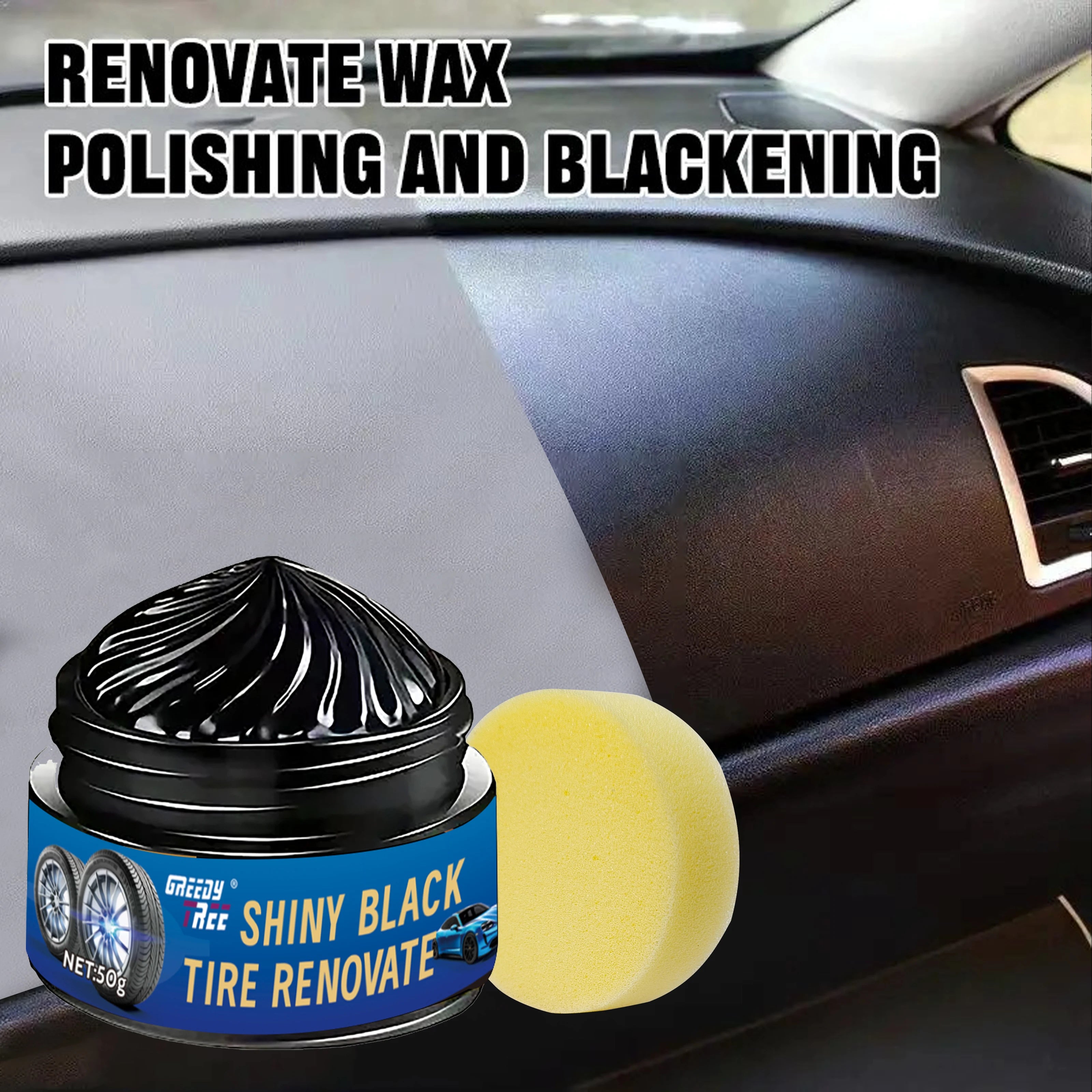 Car Tire Renovation Coating & Interior Brightening Balm