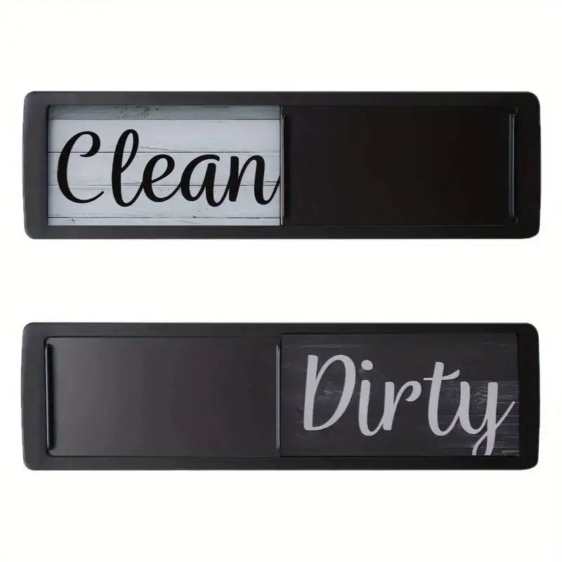 Dishwasher Magnet Clean Dirty Sign Dishwasher Clean Dirty Magnet Clean Dirty Dishwasher Magnet Indicator Kitchen Organization Oasis Select Black-A