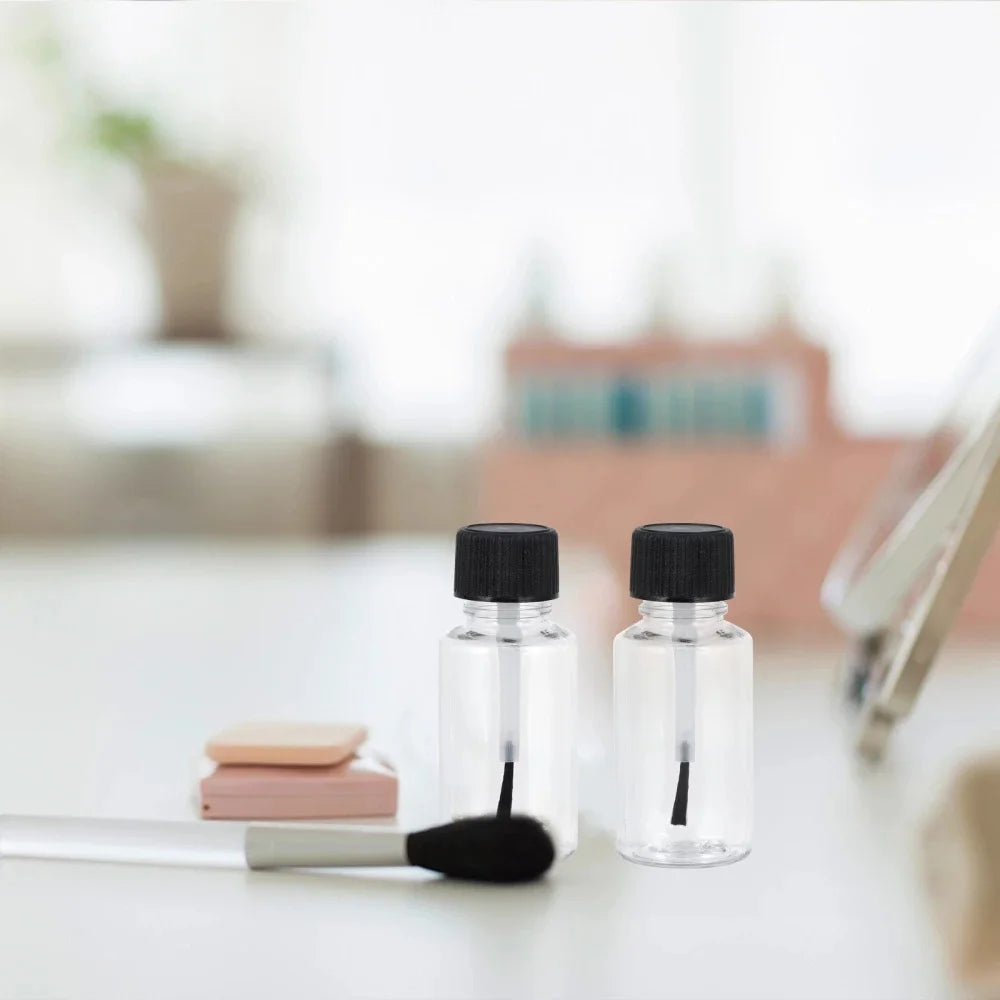 Refillable Nail Polish Bottles with Brush Cap | DIY Craft Jars