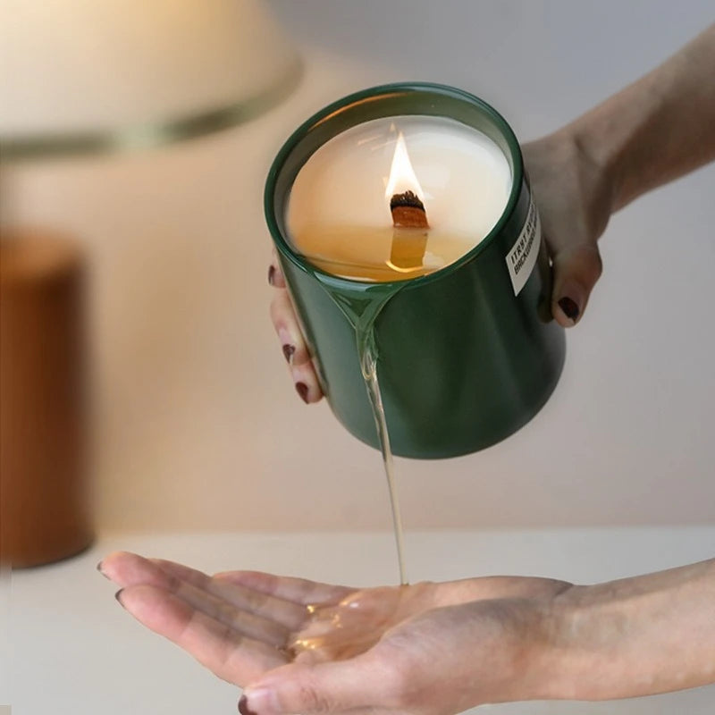 Low-temperature Candles Plant Essential Oil Aromatherapy Candles Simple and Fashionable Home Smokeless Candles Hotel Souvenirs Oasis Select