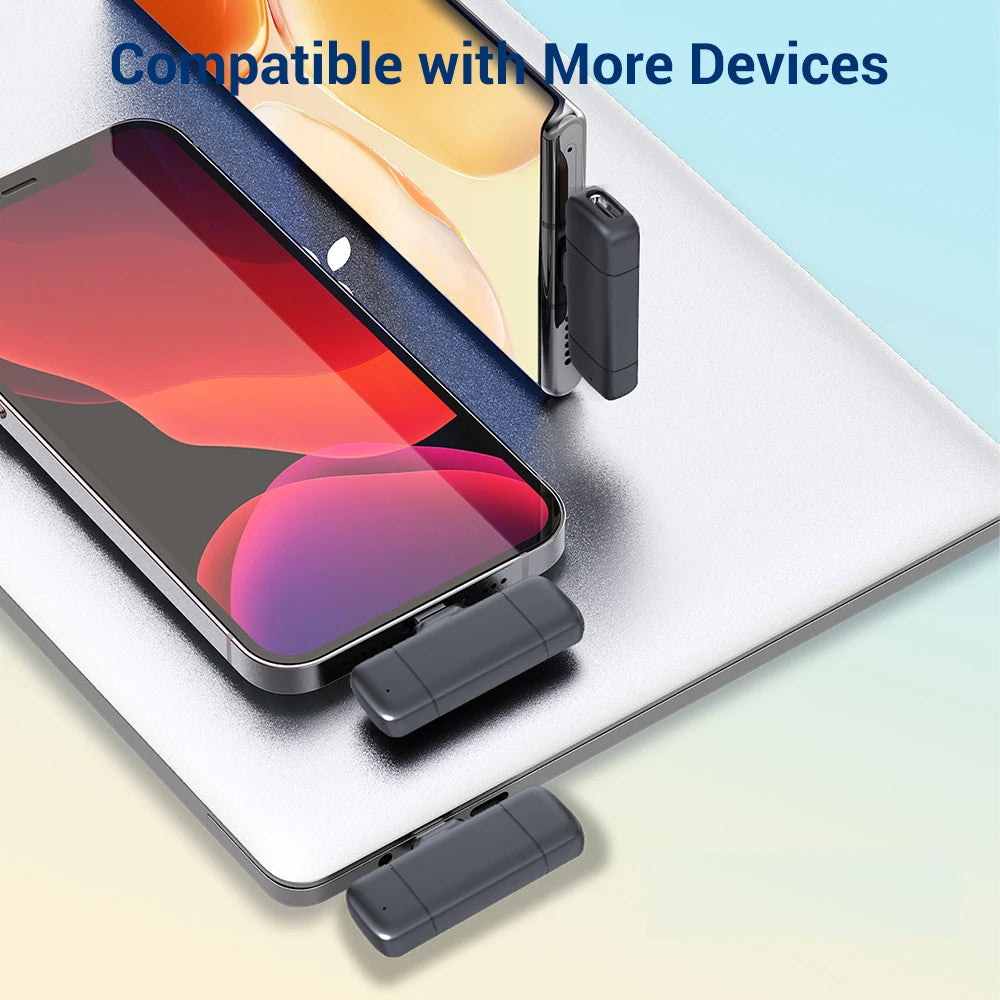 Wireless Dual Lavalier Mic – iPhone Android PC | AyeBeau