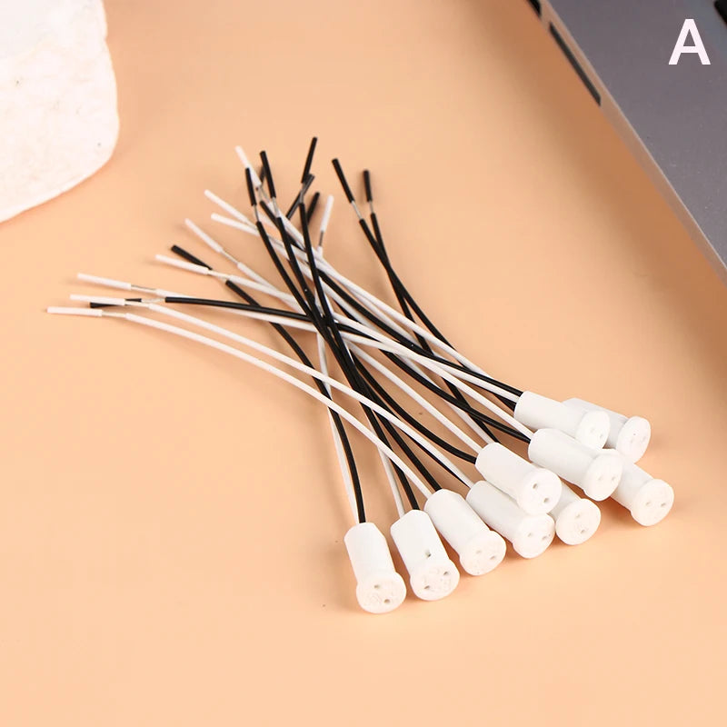 10pcs G4 Lamp Socket Wire Adapter With 10cm/20cm Wire G4 Lamp Holder For LED Crystal Heads Light Bulb Halogen Lamp Oasis Select A