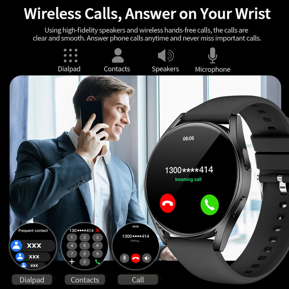 ERUN Smartwatch – Wireless Calls, Sleep & Sports Tracker