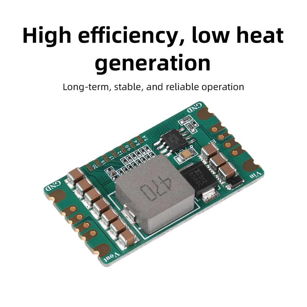 B560C 5A Step down Power Module Mini DC-DC Buck Converter Volt Regulator 5V-60V to 7.4V 8.4V 5/9/12/15/18/20V Adjustable Output Oasis Select