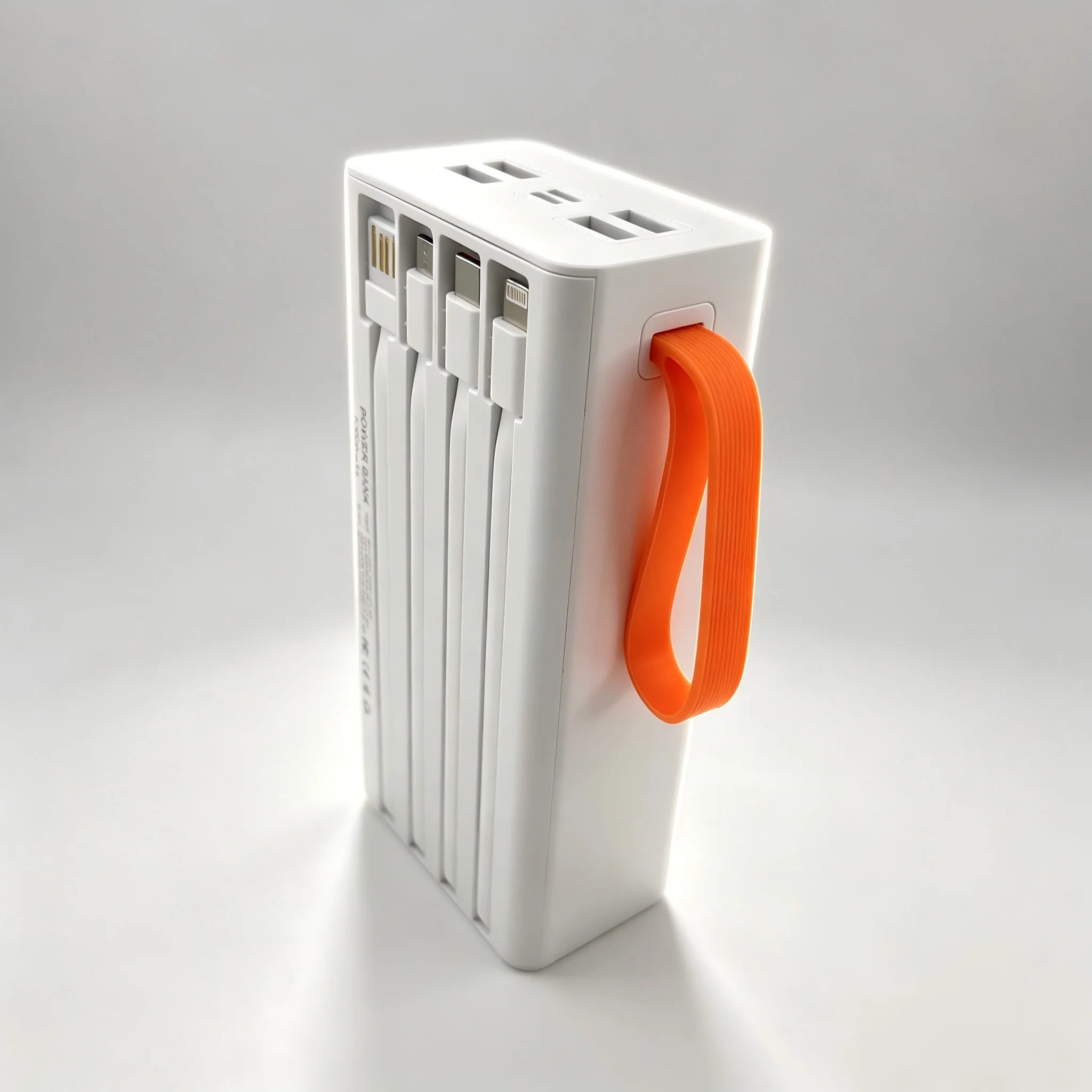 50000mAh Power Bank 120W Fast Charging Portable Charger Built-in Cable External Battery Pack PD USB C LED Display Powerbank Oasis Select 1 white Power Bank 30001mAh-50000mAh
