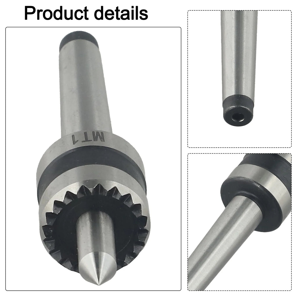 Crown Multi-tooth Woodworking Lathe Drive Center Spindle MT1or MT2 With Spring Loaded Point Woodturing CNC Metalworking Tools Oasis Select
