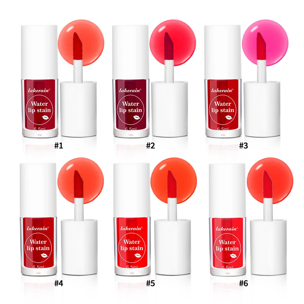 Lakerian Water Lip Stain Moisturizing Lip Glaze Long Lasting Lip Ink Face Lip Dual Purpose Waterproof Liquid Cosmetics Makeup Oasis Select SET