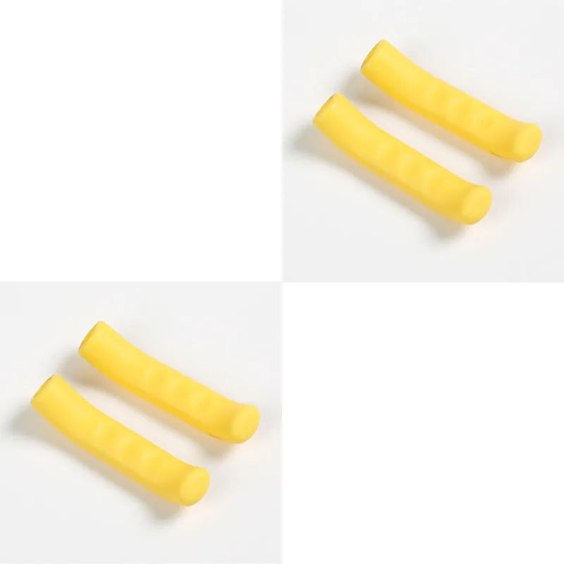1/2Pair Bicycle Brake Handle Protection Cover Mountain Road Bike Brake Lever Protection Anti Slip Gel Sleeve Cycling Accessories Oasis Select 2pairs Yellow